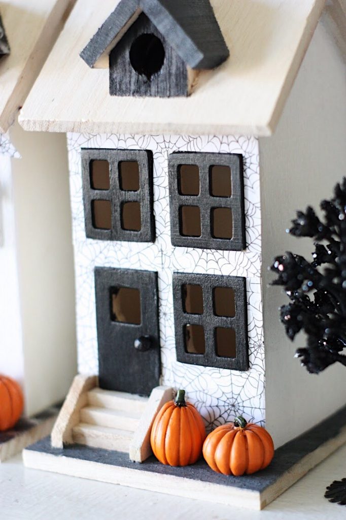 How to Make a DIY Halloween Village featured by top US craft blog, The Pretty Life Girls