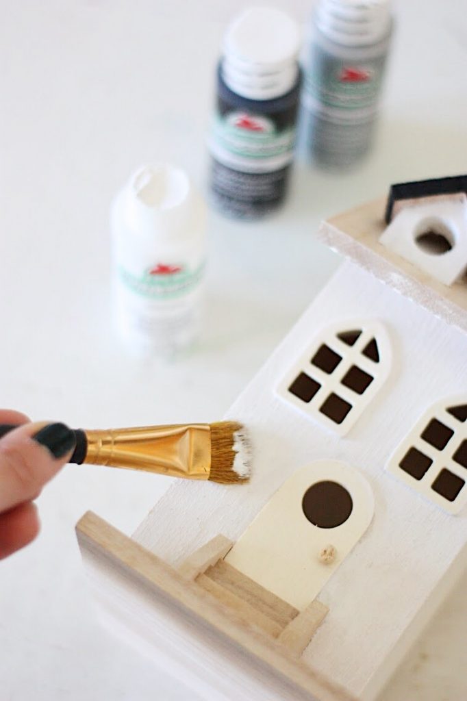 How to Make a DIY Halloween Village featured by top US craft blog, The Pretty Life Girls