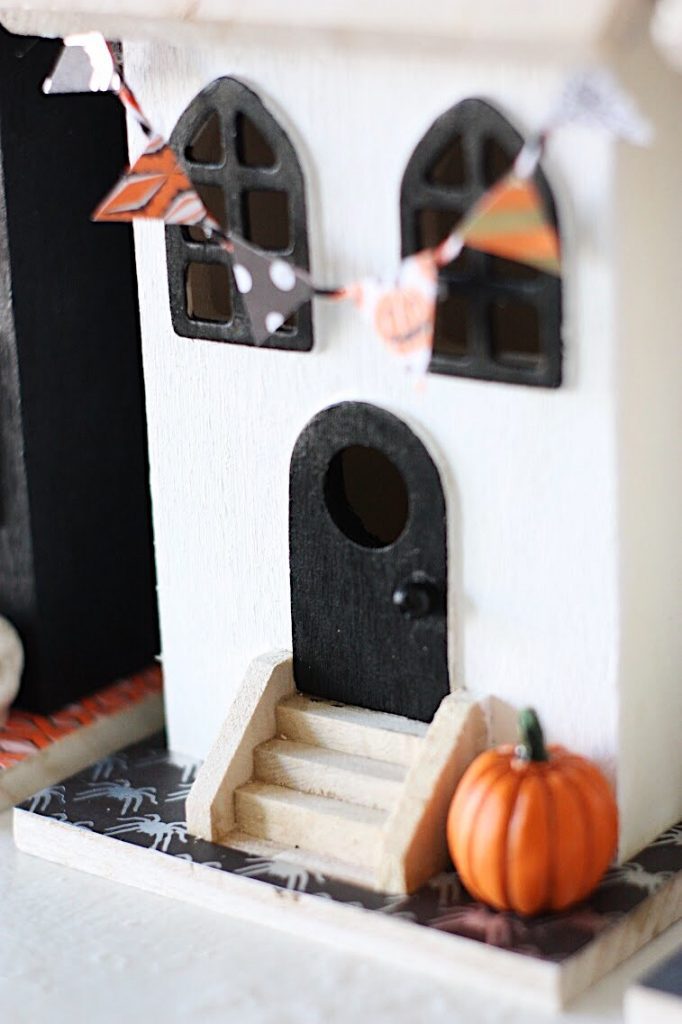 How to Make a DIY Halloween Village featured by top US craft blog, The Pretty Life Girls