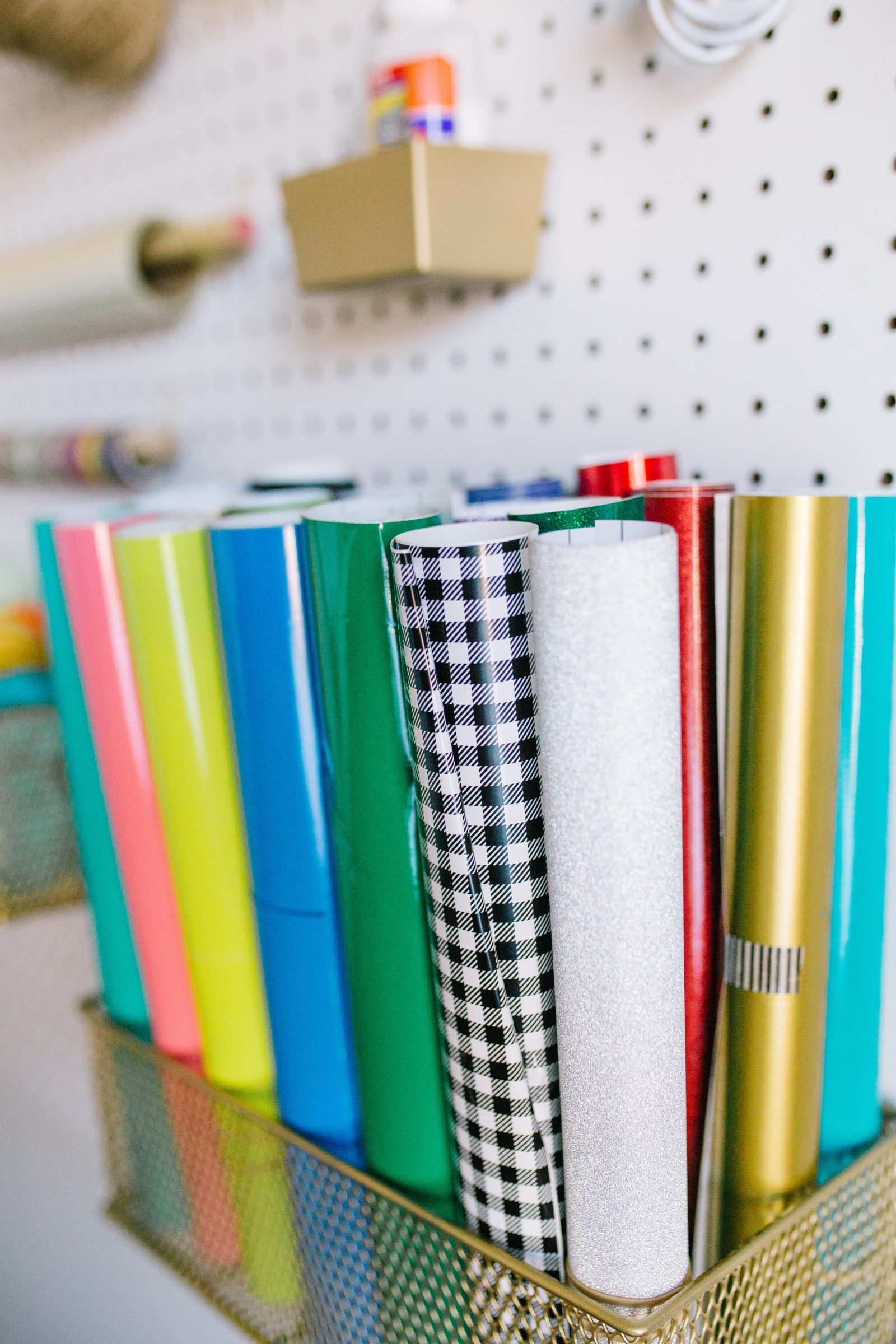 5 Pegboard Organization Ideas for Your Craft Room + a tutorial featured by Top US Craft Blog + The Pretty Life Girls