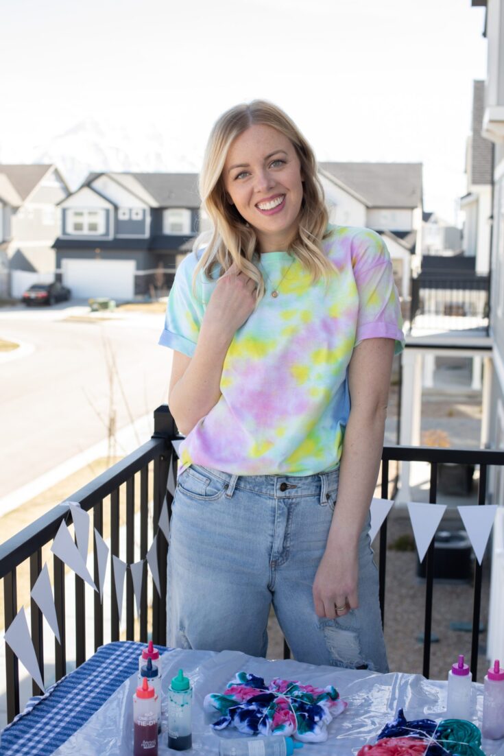 How to Crumple Tie Dye