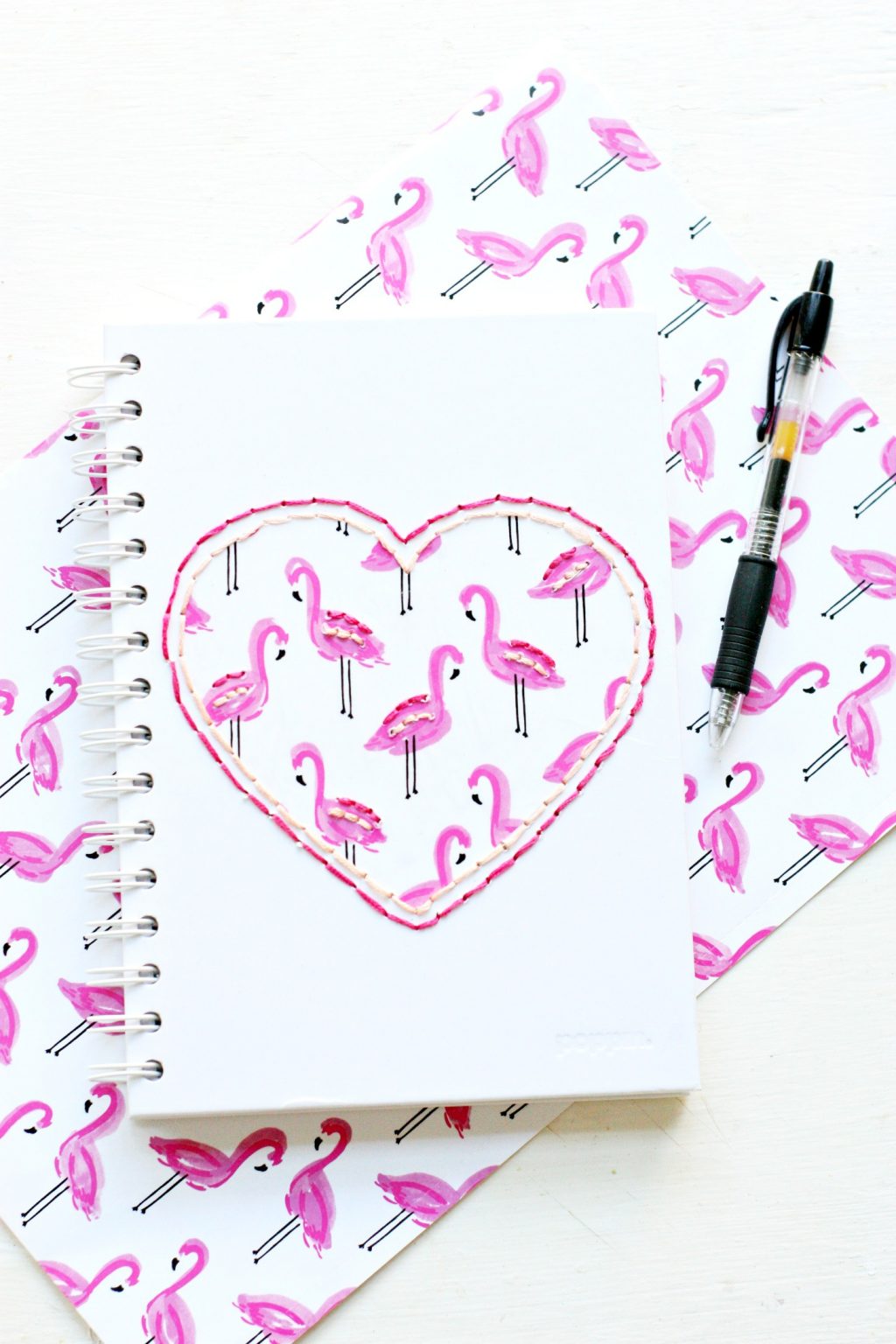 DIY Back-to-School Stitched Notebooks + a tutorial featured by Top US Craft Blog + The Pretty Life Girls