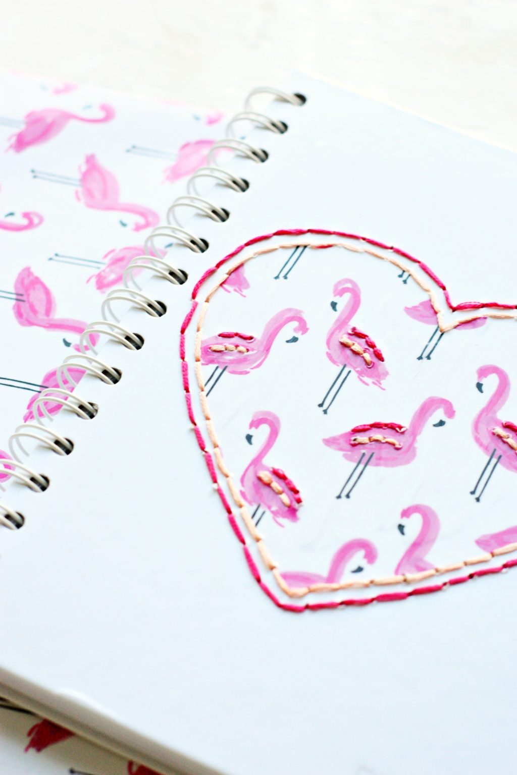 DIY Back-to-School Stitched Notebooks + a tutorial featured by Top US Craft Blog + The Pretty Life Girls