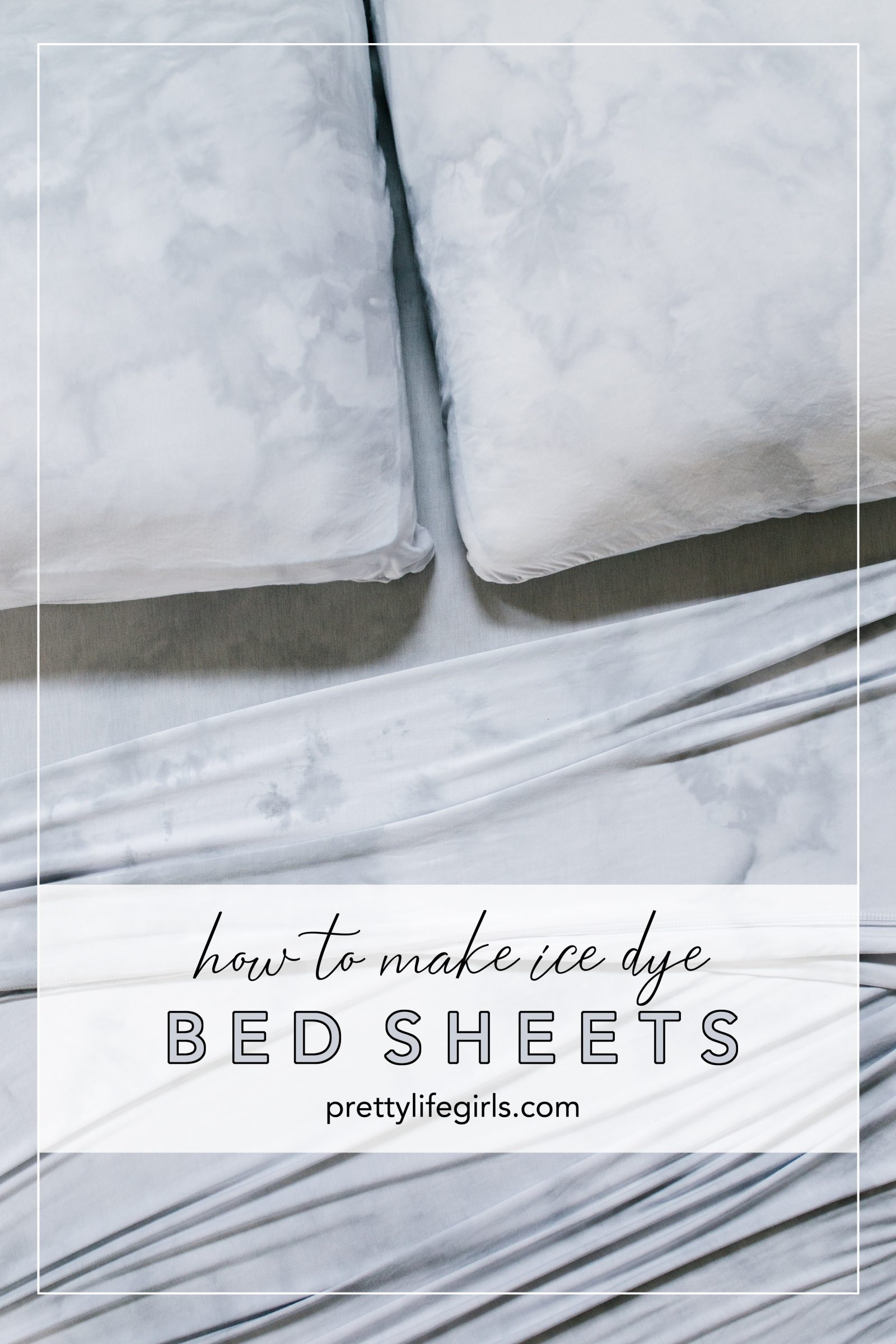 How to Make Ice Dye Sheets + a tutorial featured by Top US Craft Blog + The Pretty Life Girls