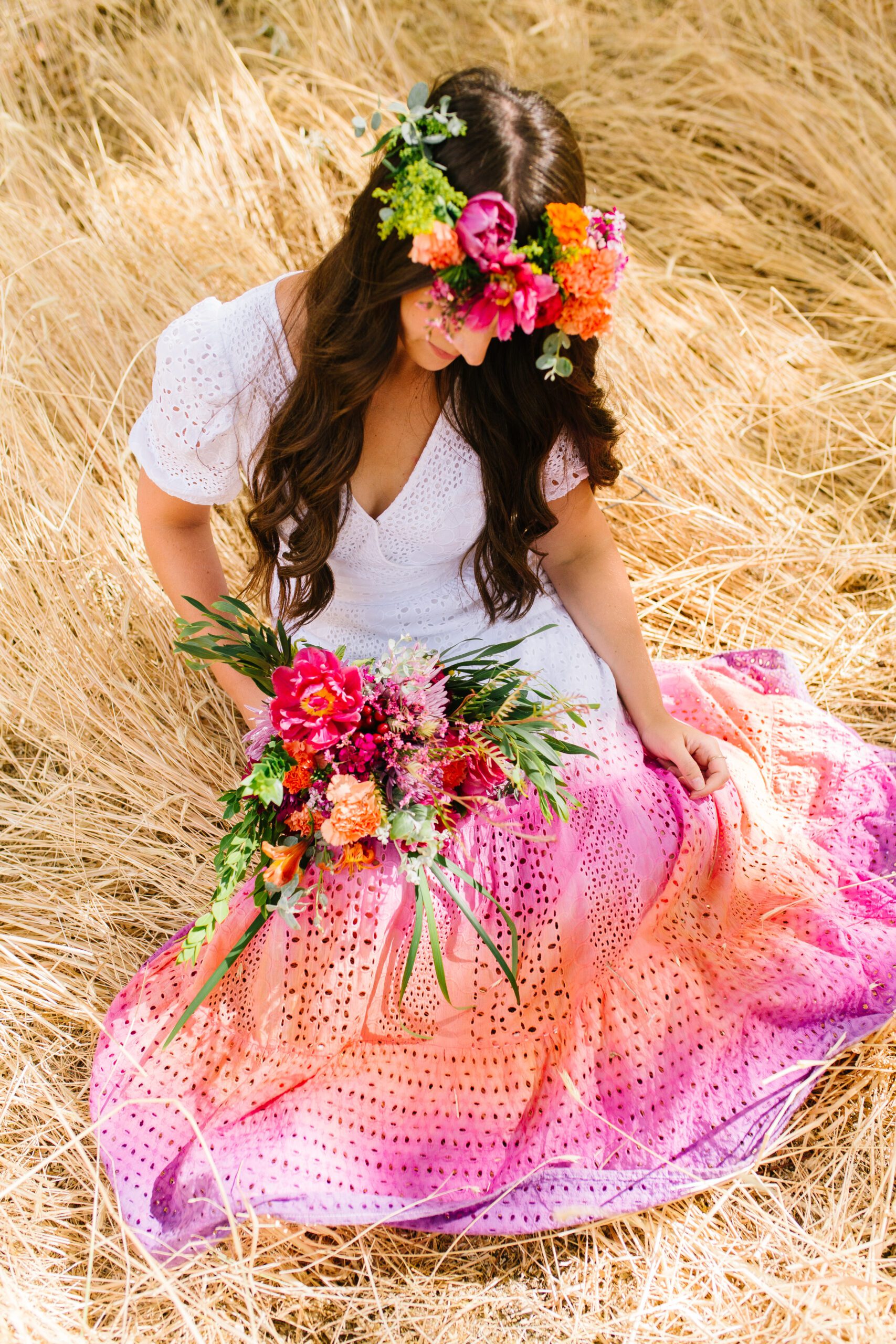 How-To-Dip-Dye-A-Wedding-Dress-Finished